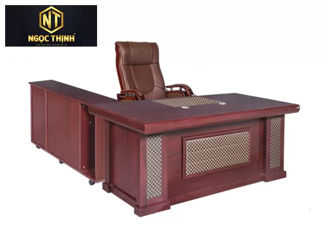 Bàn lãnh đạo sơn PU cao cấp mặt chữ nhật DT1890H16 Bàn lãnh đạo sơn PU cao cấp mặt chữ nhật DT1890H16